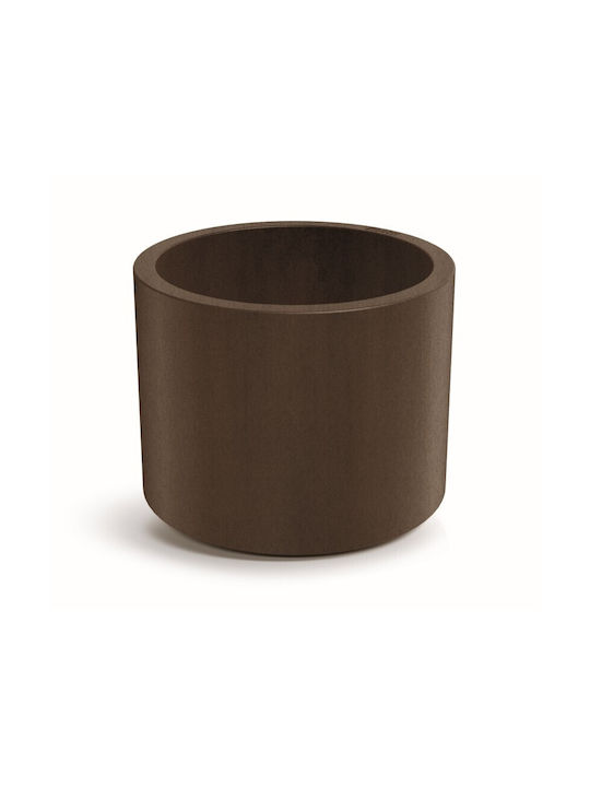 Ethick Γλάστρα Πλαστική Corten Steel 60εκ.