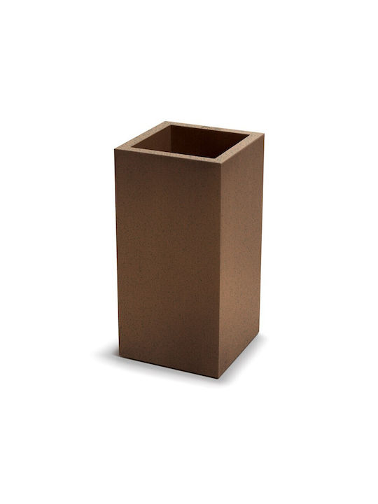 Ethick Kunststoff Blumentopf Rust 30x29x58cm