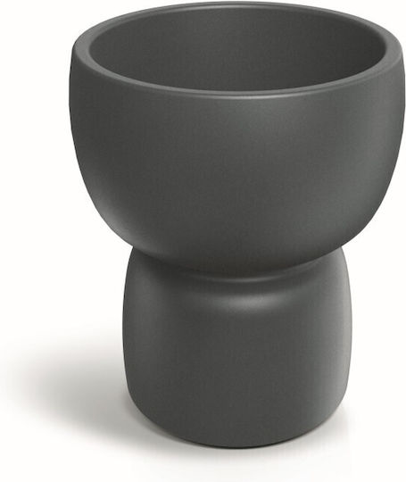 Ethick Γλάστρα Πλαστική Concrete Gray 60x60x68εκ.