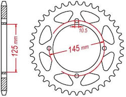 Pinion Spate 857 45 Dinți JT Yamaha XT 600cc E Fabricat în Thailanda124117 Pinion Spate 857 45 Dinți JT Yamaha XT 600cc E Fabricat în Thailanda124117