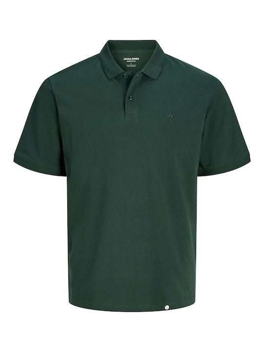 Jack & Jones Polo Μπλούζα Κοντομάνικη Darkest S...