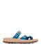 Caterina Leather Women's Sandals Blue