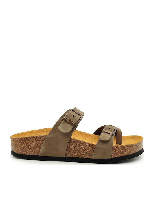 Plakton Leather Women's Anatomic Flatform Sanda...