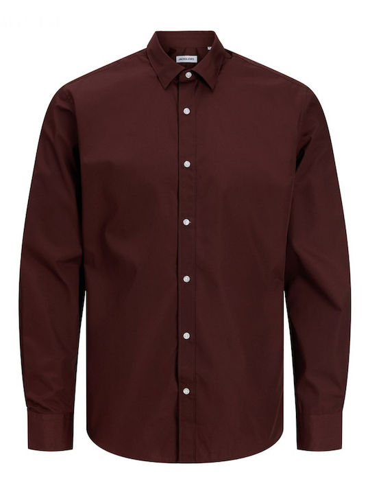 Jack & Jones Μακρυμάνικo Πουκάμισο σε Στενή Γρα...