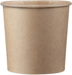 Intertan Set 50 Papier-Einwegschalen & -becher für Eis