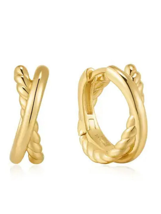 Ania Haie Earrings Studs from Silver Gold Plated with Stones & Pearls