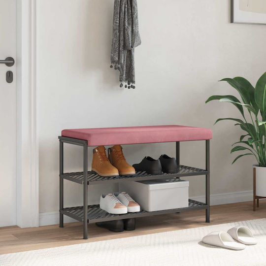 vidaXL Sofa-Kissen aus Samt Rosa 38x80cm