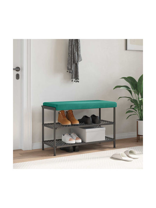vidaXL Perna De Canapea Din Catifea Turcoaz 38x80cm