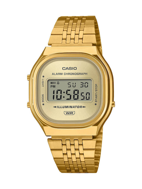 Casio Casio Vintage Battery Watch with Metal Bracelet Casio Casio Vintage Battery Watch with Metal Bracelet