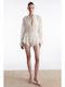 Women's Shorts Ecru