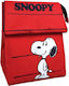 Gim Snoopy - Peanuts Σχολική Ισοθερμική Θήκη Φαγητού Κόκκινη 22x18x26cm