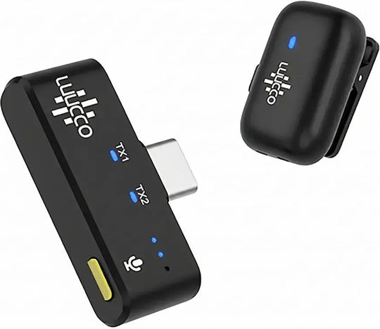 Luucco MiniPods K1 Set Microfon Fără Fir de Rever, Clip On pentru Vocală