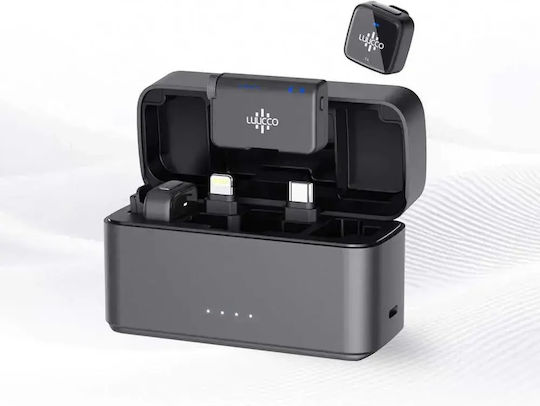 Luucco AirMic Kit Комплект Безжичен Микрофон Пепелник, Clip On за Мобилен