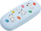 Puckator Hard Eyeglass Case with Magnetic Closure Light Blue