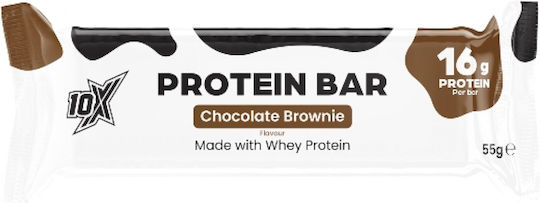10X Athletic 10X Athletic Proteinriegel mit 16g Eiweiß und Geschmack Chocolate Peanut 55g