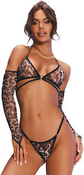 Set de lenjerie intimă pentru femei Obsessive Addia 3 bucăți Set Negru Ob9558 Set de lenjerie intimă pentru femei Obsessive Addia 3 bucăți Set Negru Ob9558