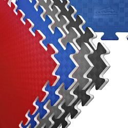 Olympus Sport Gym Puzzle Mat 50x50x2.5cm 1 Piece Double Sided Red/Blue