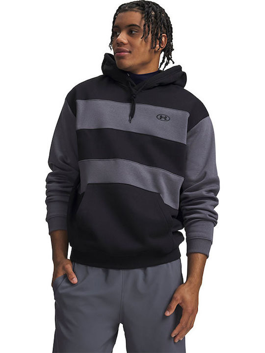 Under Armour Rival Φούτερ με Κουκούλα Striped