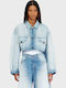 Short Women's Jean Jacket Denim