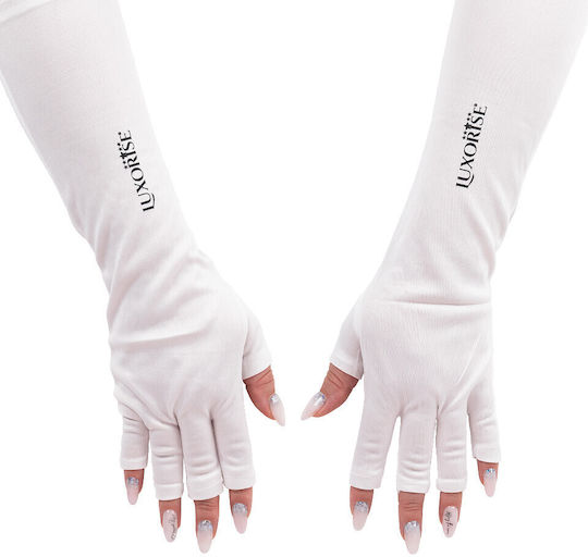 Luxorise Uv Protection Gloves White Universal Size L38 Cm