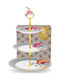 PiP Studio Blue Dessert Tower Stand Ø17xY26.5cm P17xM21xY26.5cm