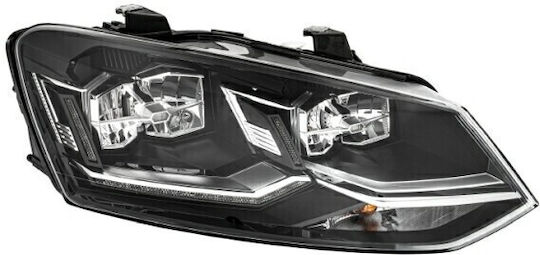 Hella Δεξί Μπροστινό Φανάρι Led για Volkswagen Polo