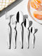 SteweHome Cutlery Set Stainless Steel Silver 60 Pieces