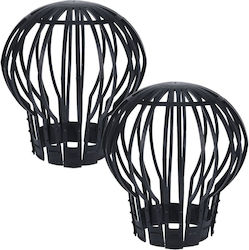 Plastic Black Gutter Filter 2 Pcs Plastic Black Gutter Filter 2 Pcs