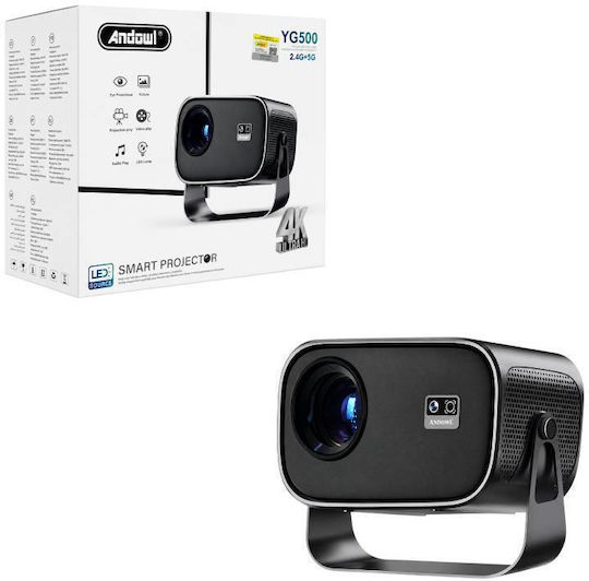 Andowl YG500 Mini Projector 3LCD Λάμπας LED με Wi-Fi και Ενσωματωμένα Ηχεία
