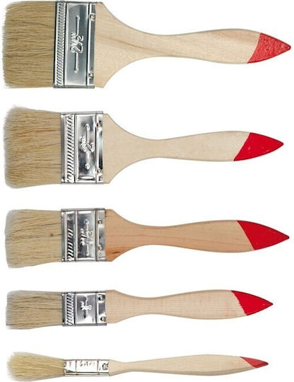 Paint Brushes 5 Pcs 0.5''-2.5'' 09950 Vorel