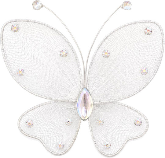 White Glass Wall Decor 6.5x6.5cm