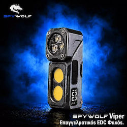 Spywolf 000.230.21295 Wasserdichter Wiederaufladbarer Kopf LED Taschenlampe Spywolf 000.230.21295 Wasserdichter Wiederaufladbarer Kopf LED Taschenlampe