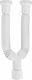 Viospiral 1 1 Plastic Double Sink Siphon Flexible with 50.8mm Outlet