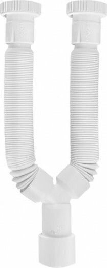 Viospiral 1 1 Plastic Double Sink Siphon Flexible with 50.8mm Outlet