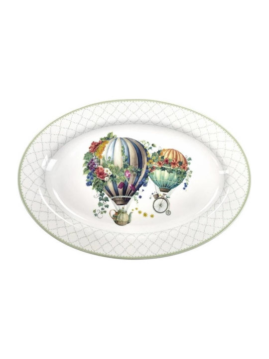 Brandani Christmas Porcelain Platter 35x24cm