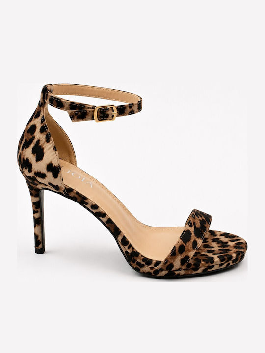 Fshoes Fabric Sandals LEOPARD