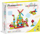 PicassoTiles Jucărie de construcție Bristlelock