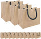 vidaxl Plastiktüten Großhandel 50 Stück Natürliche Schwarze 26 x 22 x 14 cm
