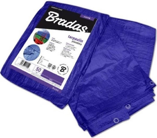 Bradas Waterproof Tarpaulin 50gr/m² 20x15m Light Type Blue