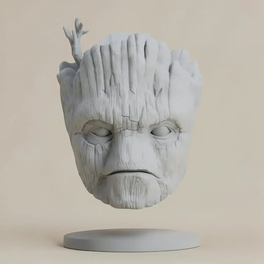 Unpainted 3D Figure Cosplay Groot Mask Wearable Painting DIY Gift Colors 30 Cm 1:6
