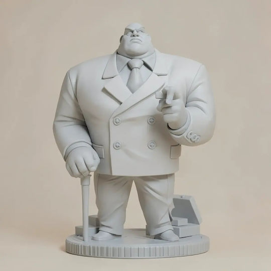 Небоядисана 3D Фигура Kingpin Spider Man Toon Style 3D Боядисване DIY Подарък Цветове 20 см 1:8