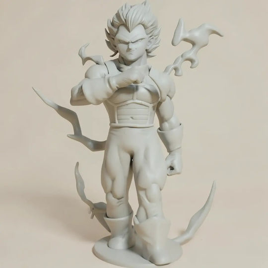 Άβαφη 3d Φιγούρα Vegeta Super Ego Effect Digital Βάψιμο Diy Δώρο Χρώματα 20 Cm 1:8