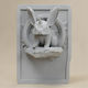Unpainted 3D Pokemon Figure 3D Card Collection Nidoran Painting DIY Gift Colors 30 Cm 1:6