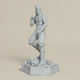 Небоядисана 3D Фигура Liu Kang Mortal Kombat Digital Sculpture Боядисване DIY Подарък Цветове 20 см 1:8