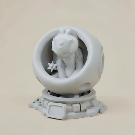 Unpainted 3D Figure Super Basic Pokemon Raikou Healing Machine Painting DIY Gift Colors 30 Cm 1:6