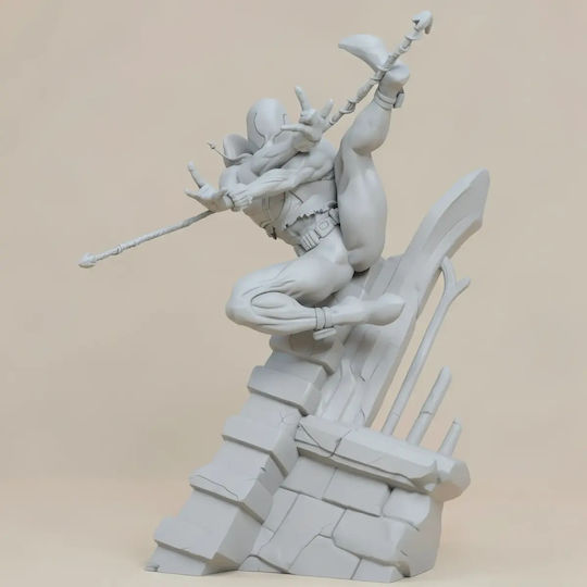 Unpainted 3D Figure Scarlet Spider In Action 3D Painting DIY Gift Colors 15.2 Cm 1:12
