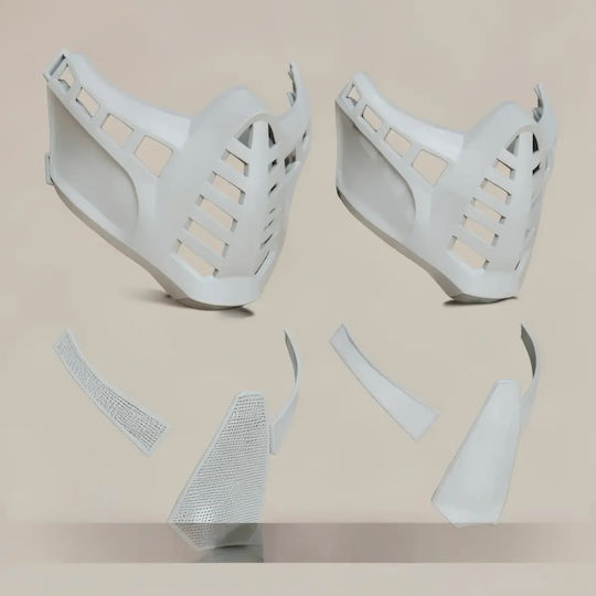 Άβαφη 3D Фигура Cosplay Mortal Kombat Floyd Маска Боядисване DIY Подарък Цветове 15,2 см 1:12