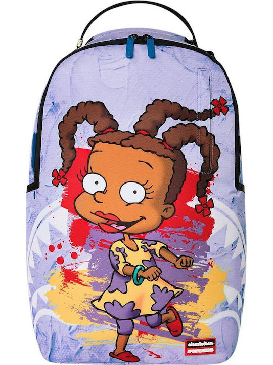 Sprayground Σχολική Τσάντα Πλάτης Γυμνασίου - Λυκείου με Θήκη για Παγούρι Πολύχρωμη 29 x 15 x 45εκ