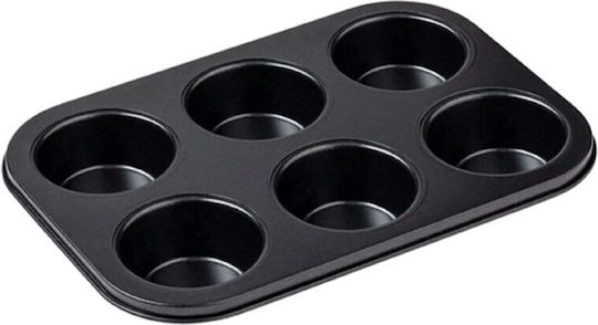 Pyrex Bakeware Tin For Cupcakes/Muffins Made Of Stainless Steel 6x6cm