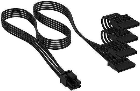 Corsair Premium Individually Sleeved Cable Черен CP-8920393